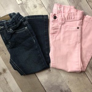 2 pairs of toddler skinny jeans size 3T